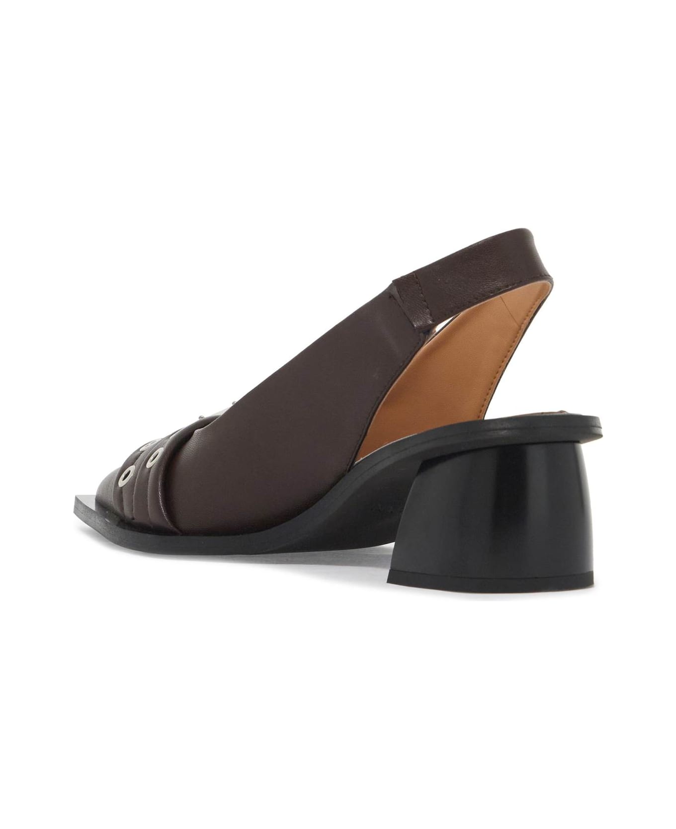 Ganni Slingback Decollet - CHOCOLATE FONDANT (Brown)