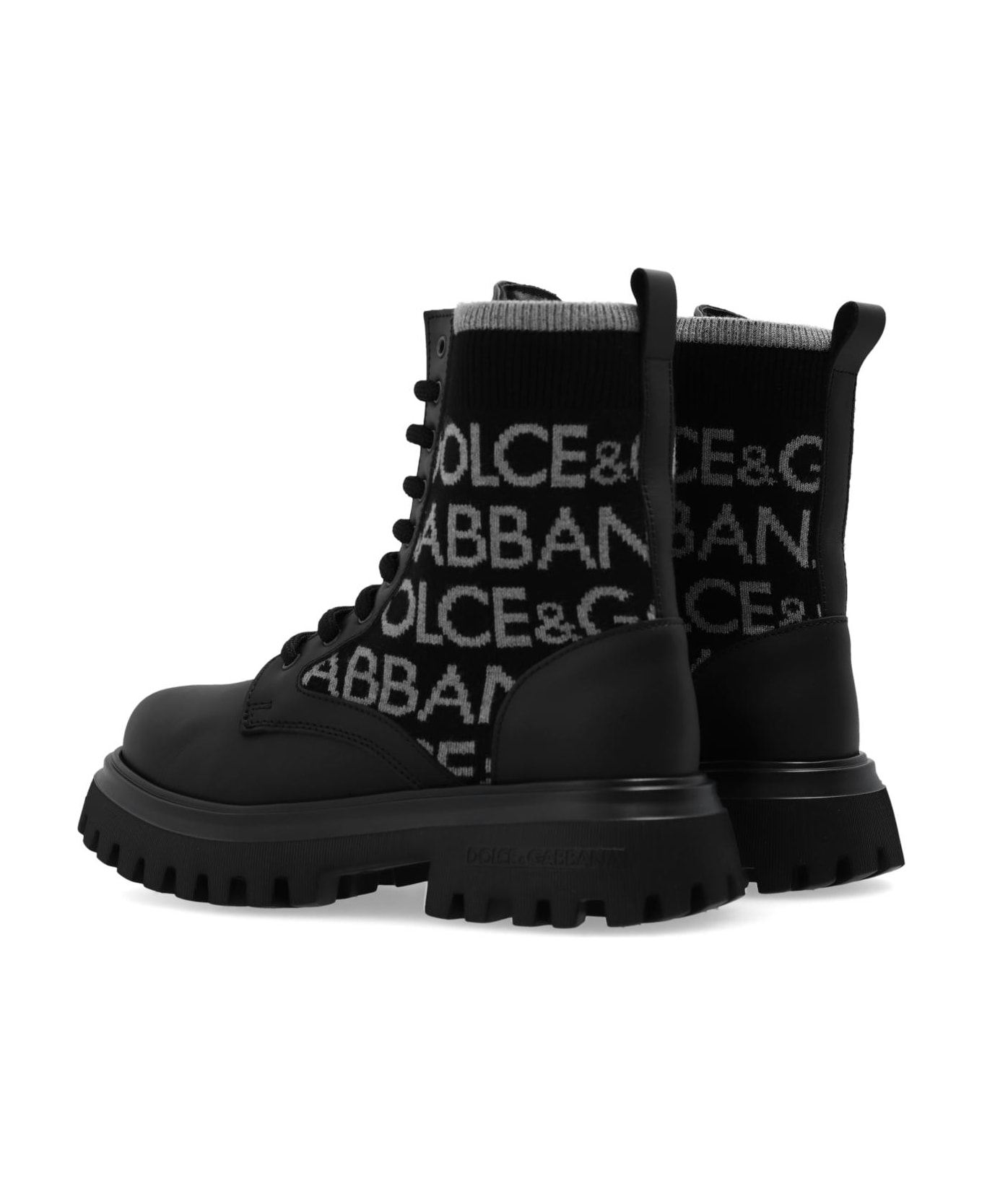 Dolce & Gabbana Kids Boots With Monogram シューズ