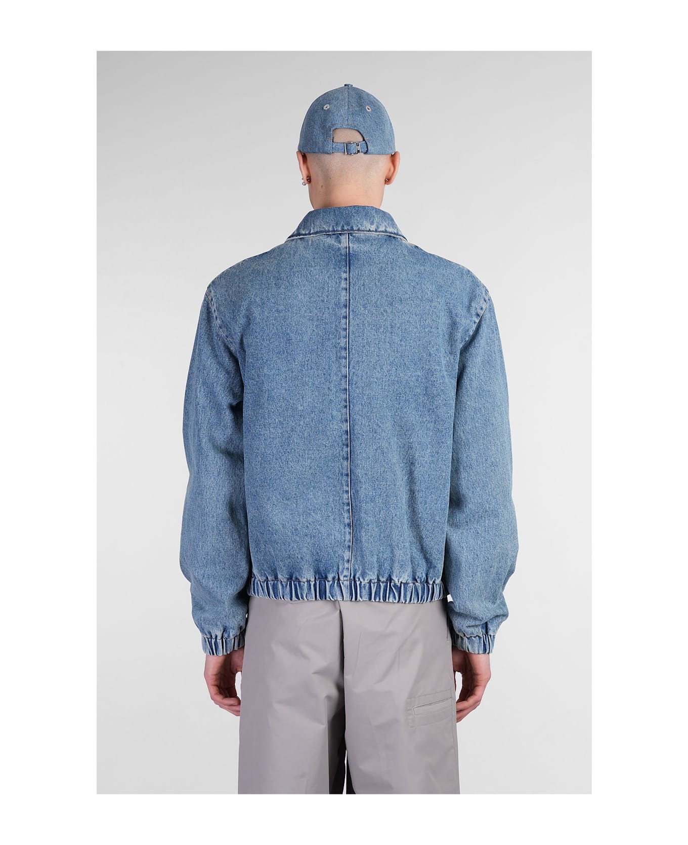 Ami Alexandre Mattiussi Denim Jackets In Blue Cotton - blue
