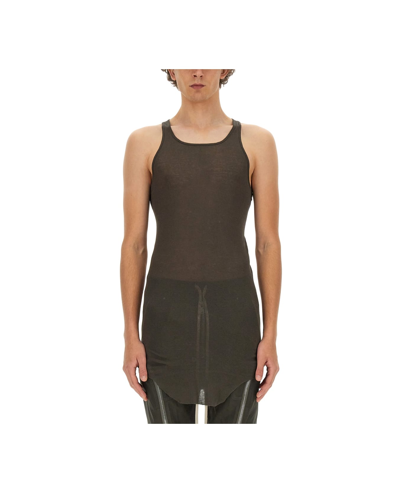Rick Owens Tank Top - BROWN