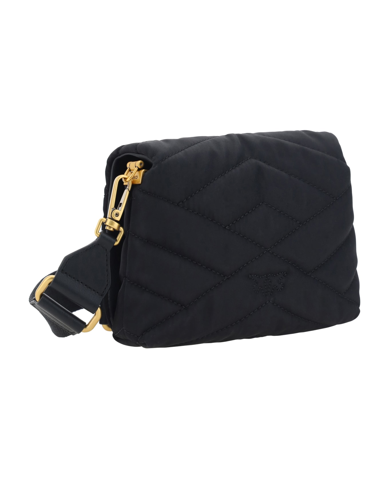 Pinko Love Click Puff Shoulder Bag - Nero Limousine Block Color ショルダーバッグ