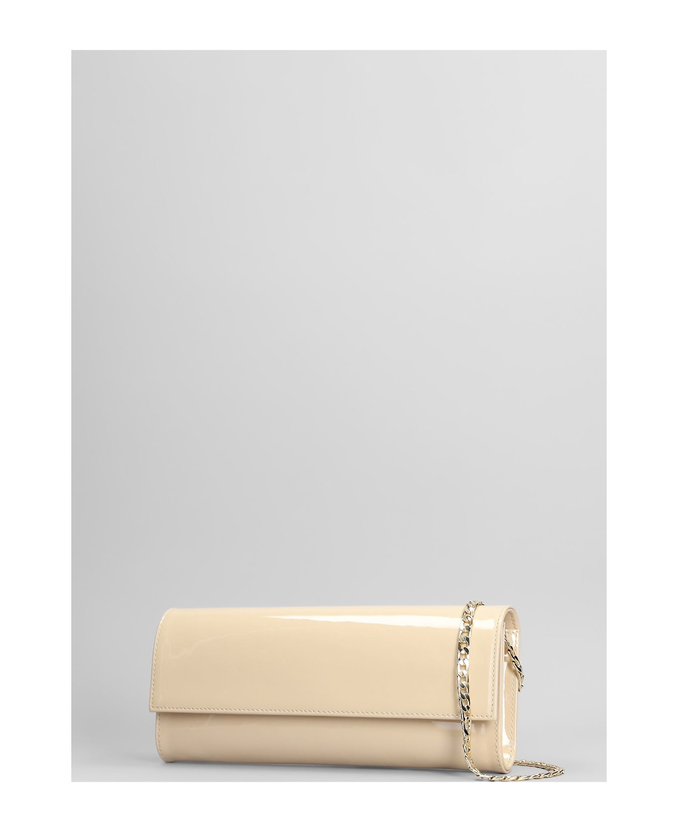 Aldo Castagna Shoulder Bag In Powder Patent Leather - powder