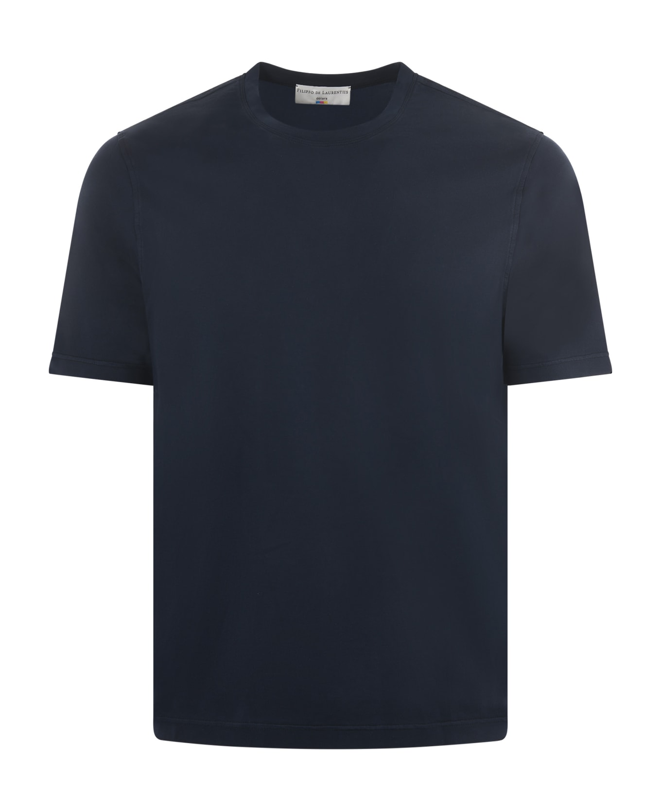 Filippo De Laurentiis T-shirt Filippo De Laurentiis In Cotone Disponibilità Store Scafati - Blu scuro