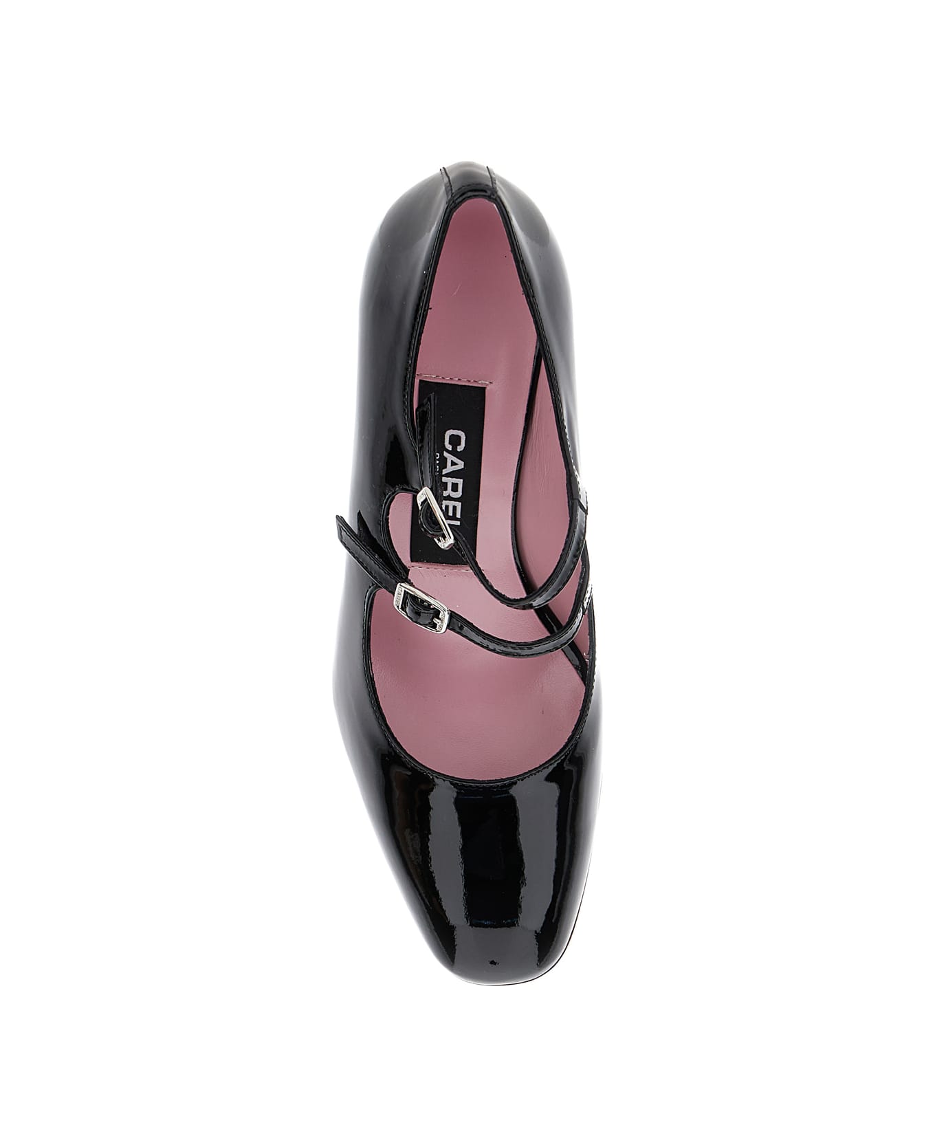 Carel 
alice
 Black Pumps With Double Straps In Patent Leather Woman - Black