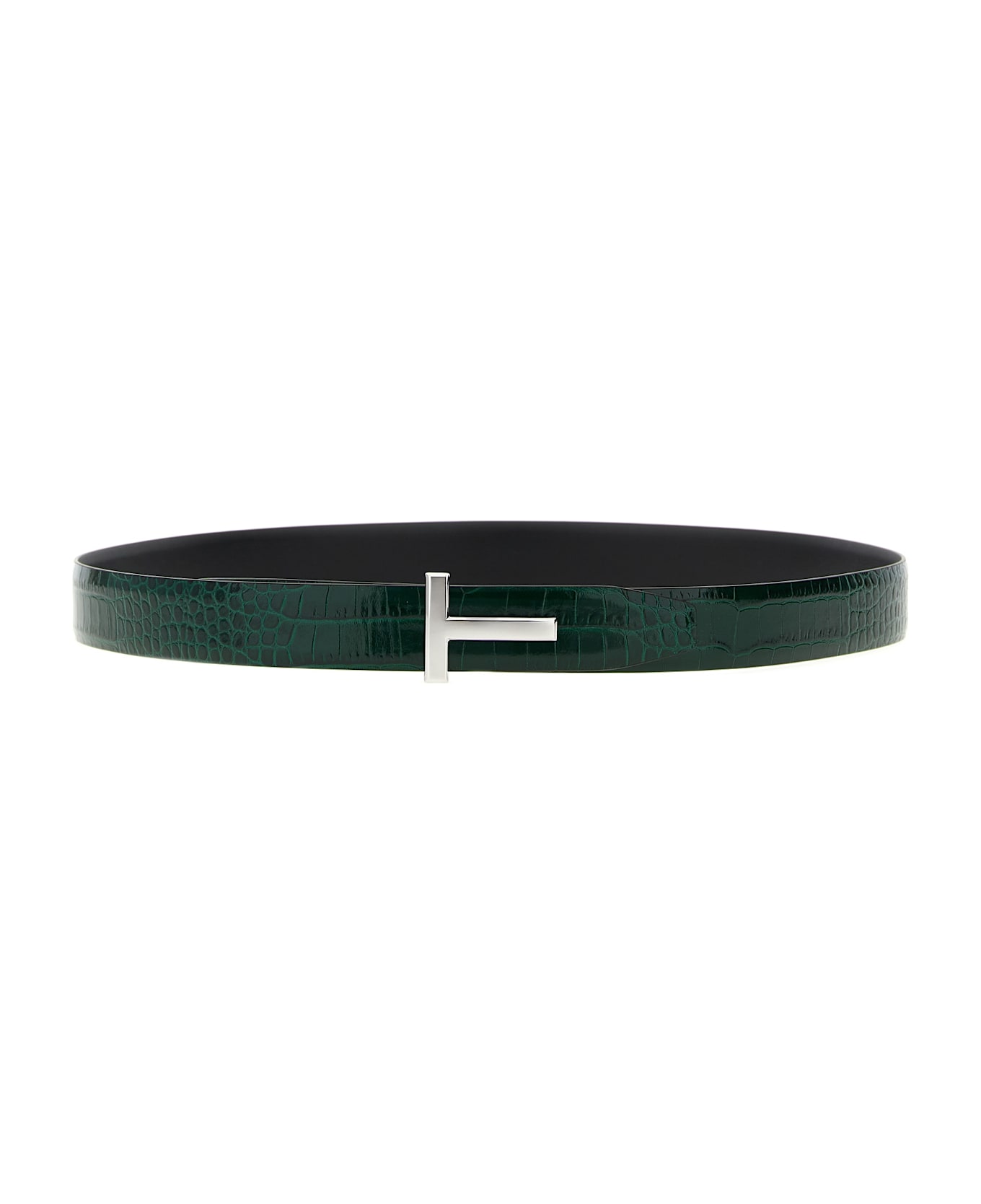 Tom Ford Reversible Crocodile Leather Belt - Multicolor