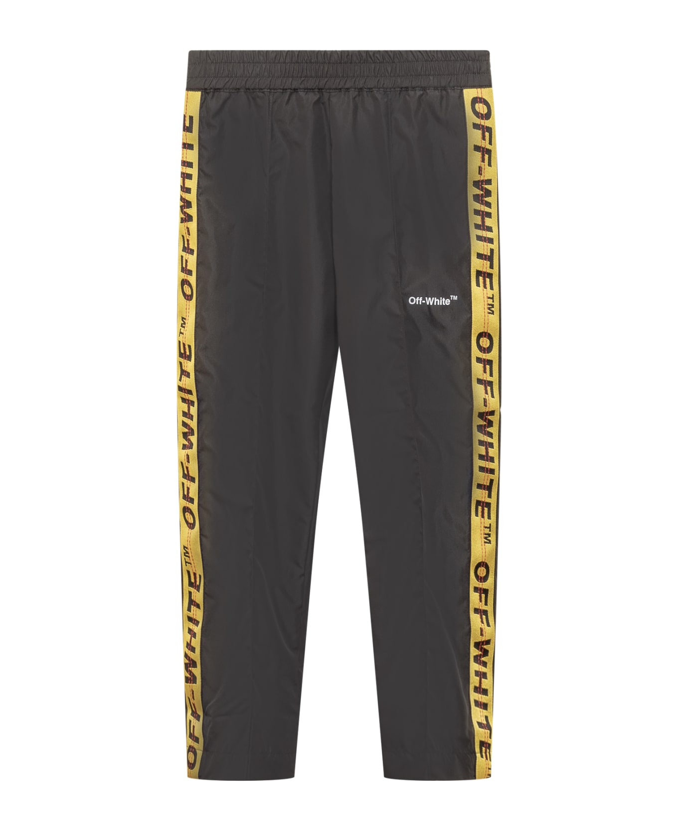 Off-White Track Pants With Logo - BLACK YELLOW ボトムス