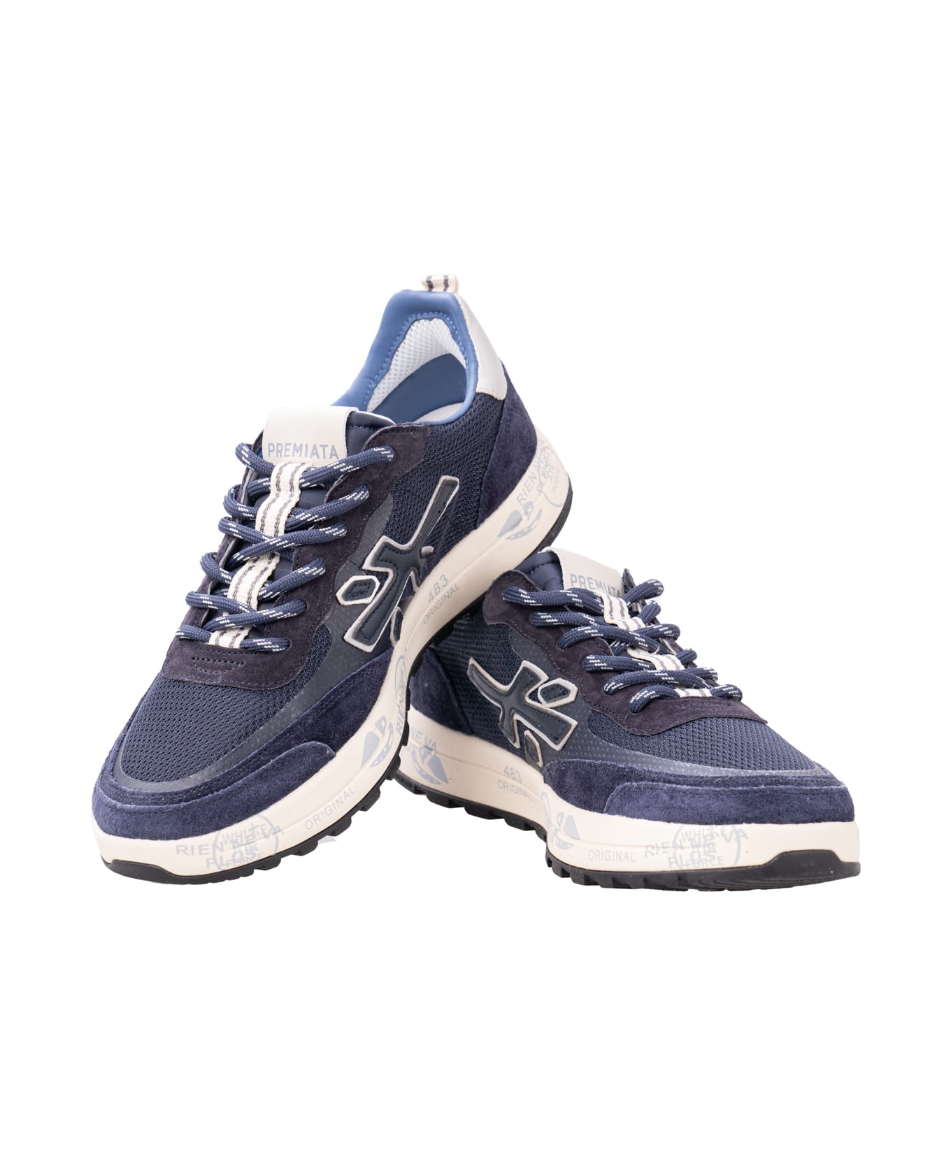 Premiata Flat Shoes Blue - Blue