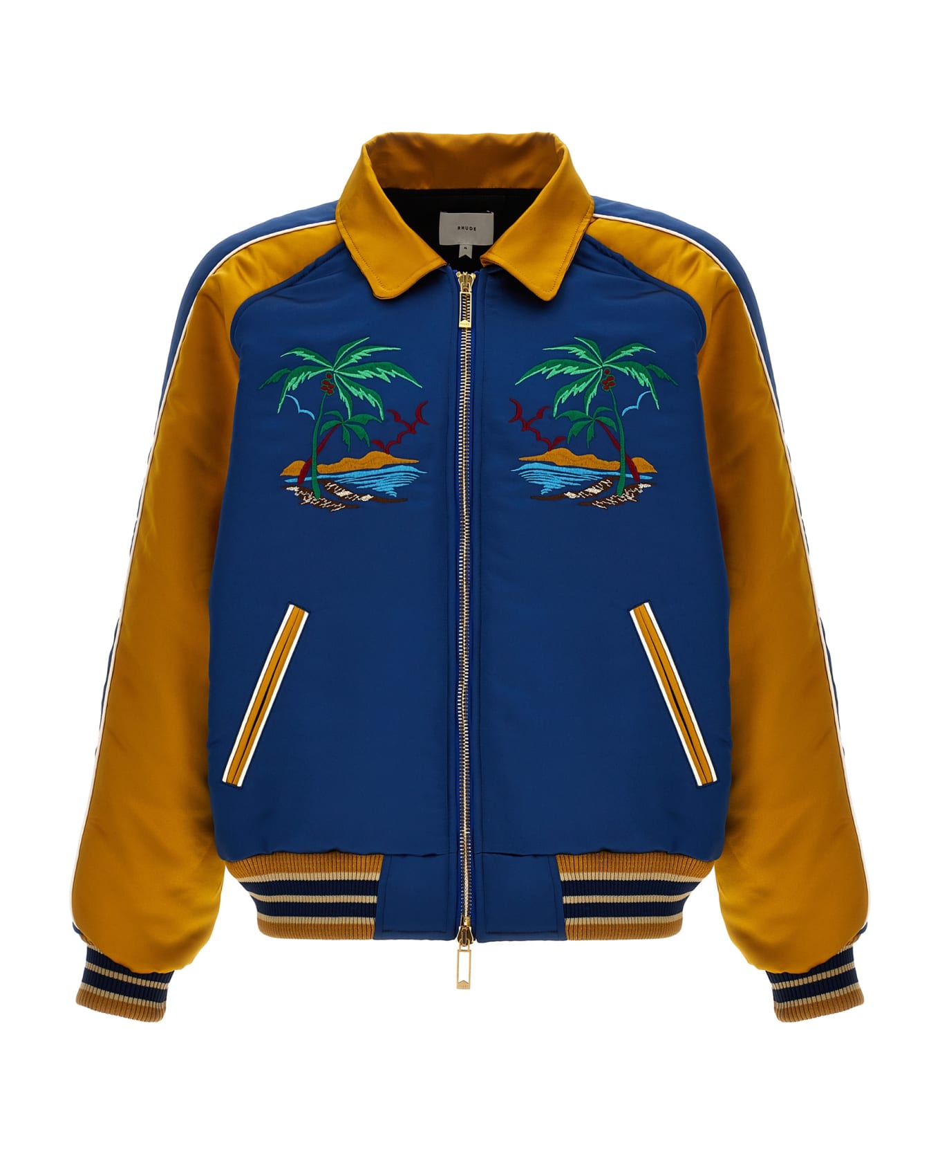 Rhude 'palm Eagles Souvenir' Bomber Jacket - Multicolor ジャケット