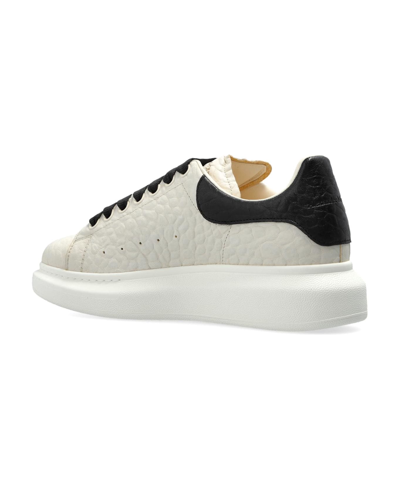 Alexander McQueen Leather Sports Shoes - OFFWHITEBLACK