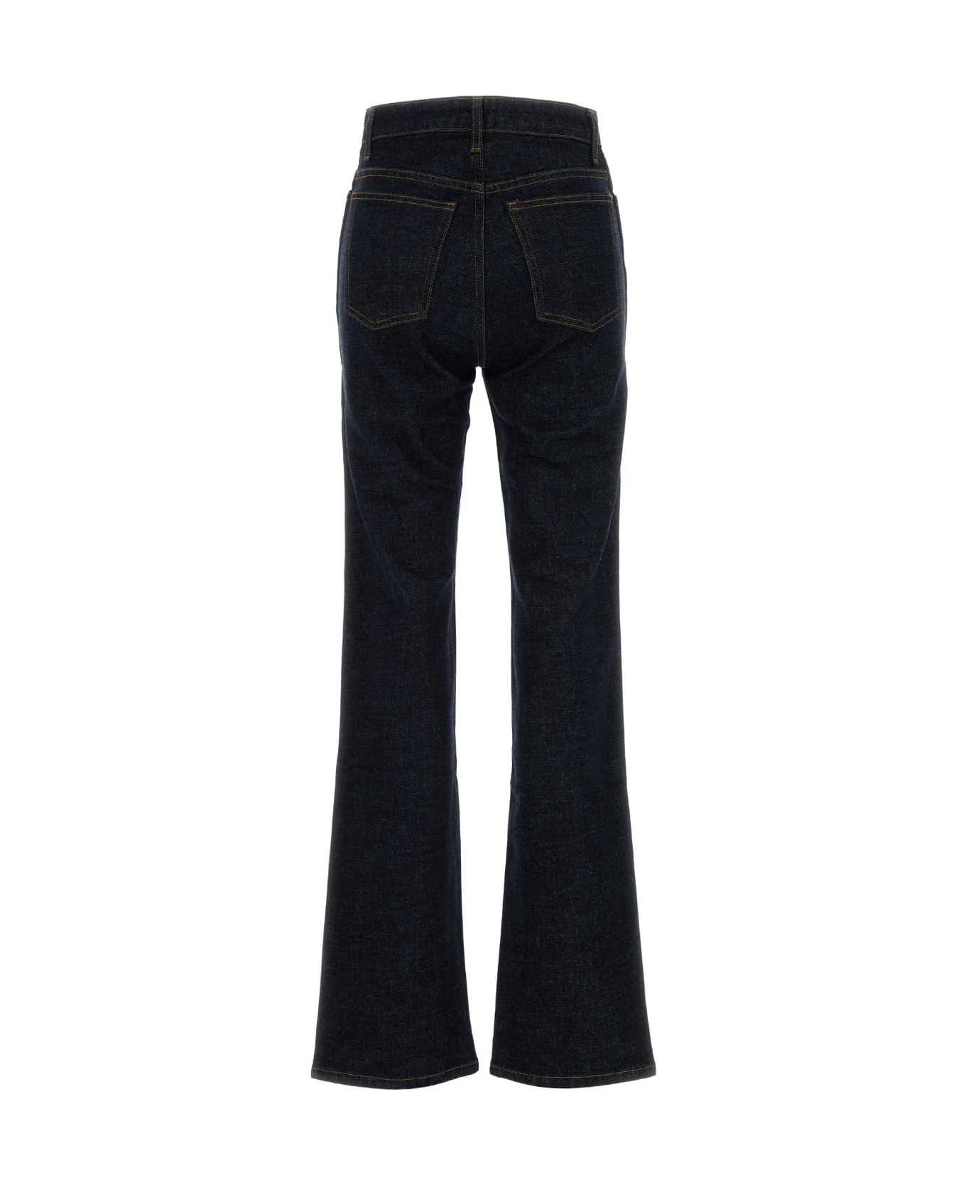 Khaite Dark Blue Denim Danielle Jeans - BENSON