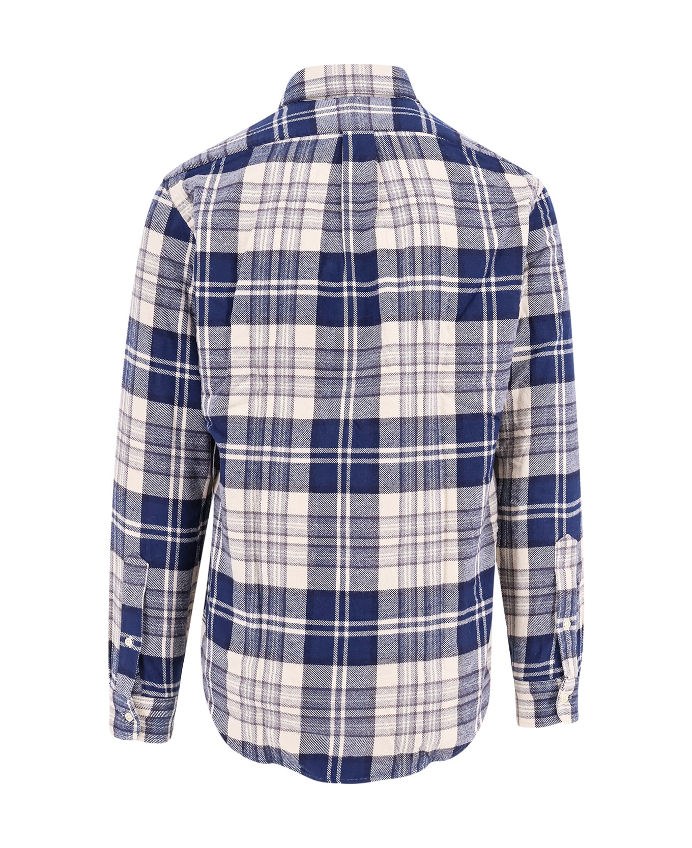 Polo Ralph Lauren Shirt With Tartan Pattern - Blue