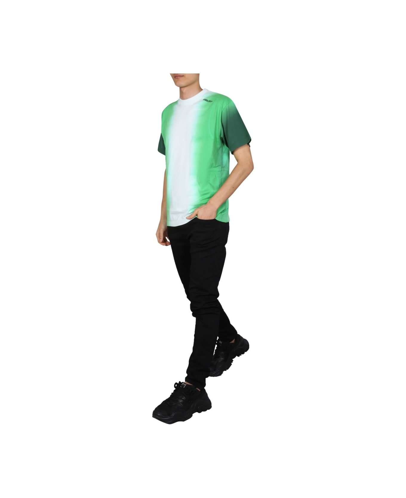 AMBUSH Round Neck T-shirt - GREEN シャツ