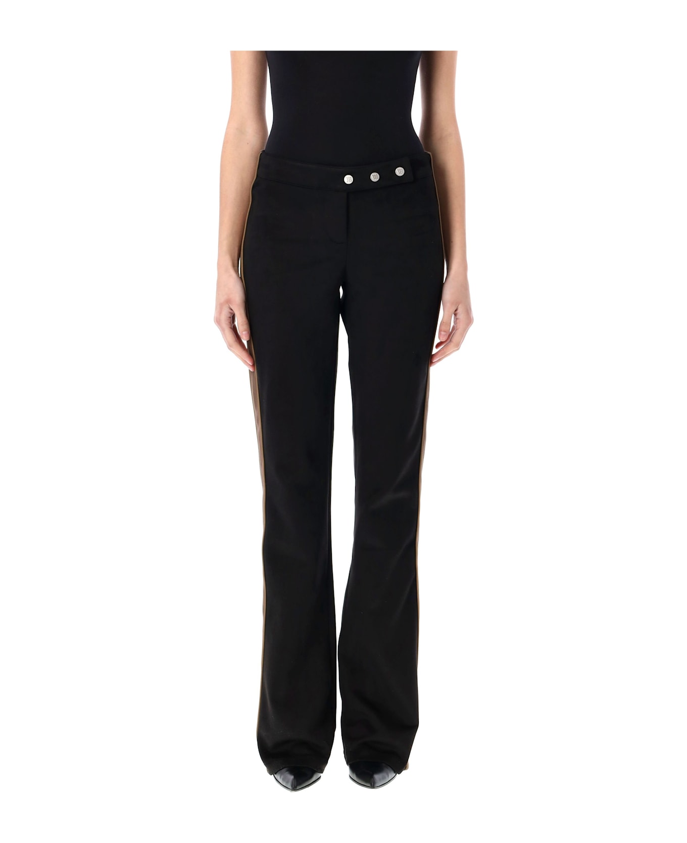 MISBHV Faux Suede Moto Pants - BLACK