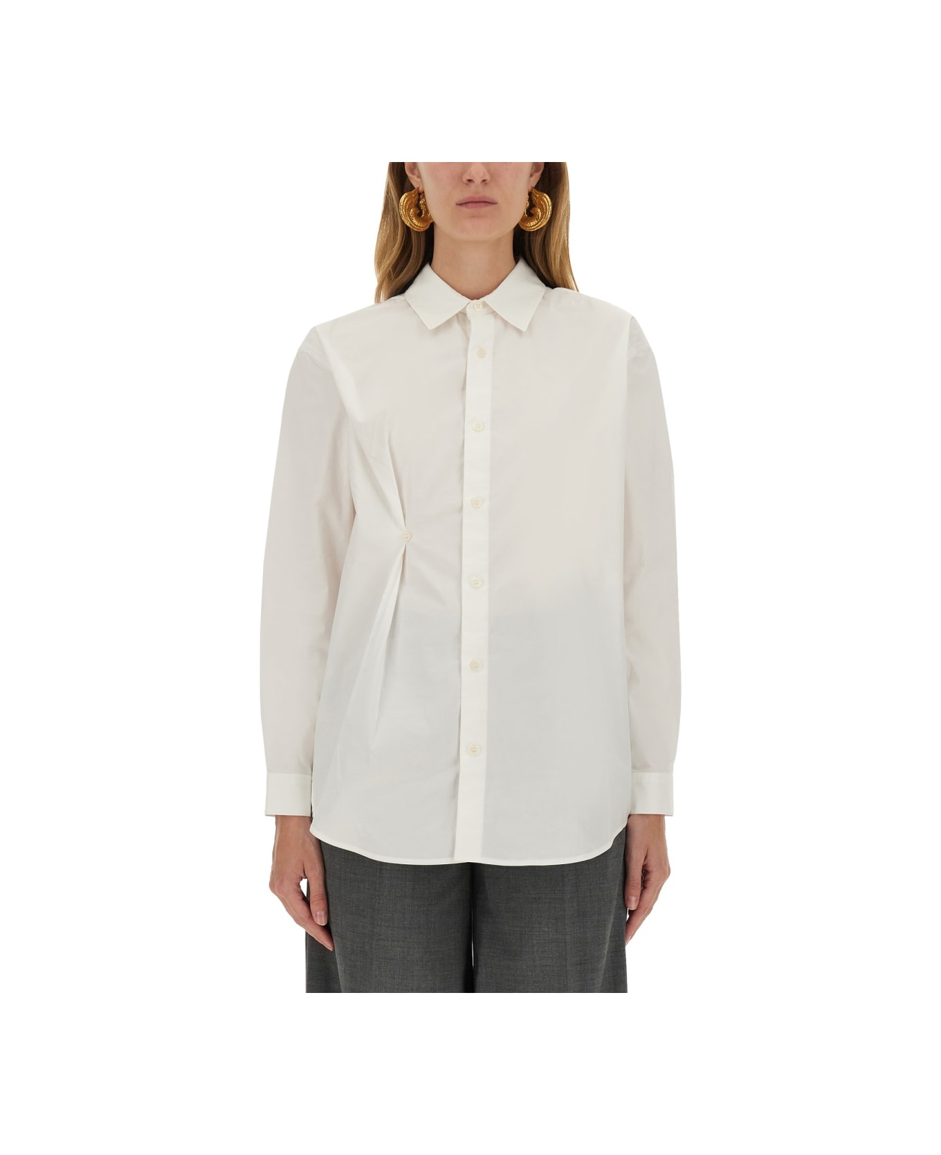 The Garment Cipro Button Down Shirt - WHITE