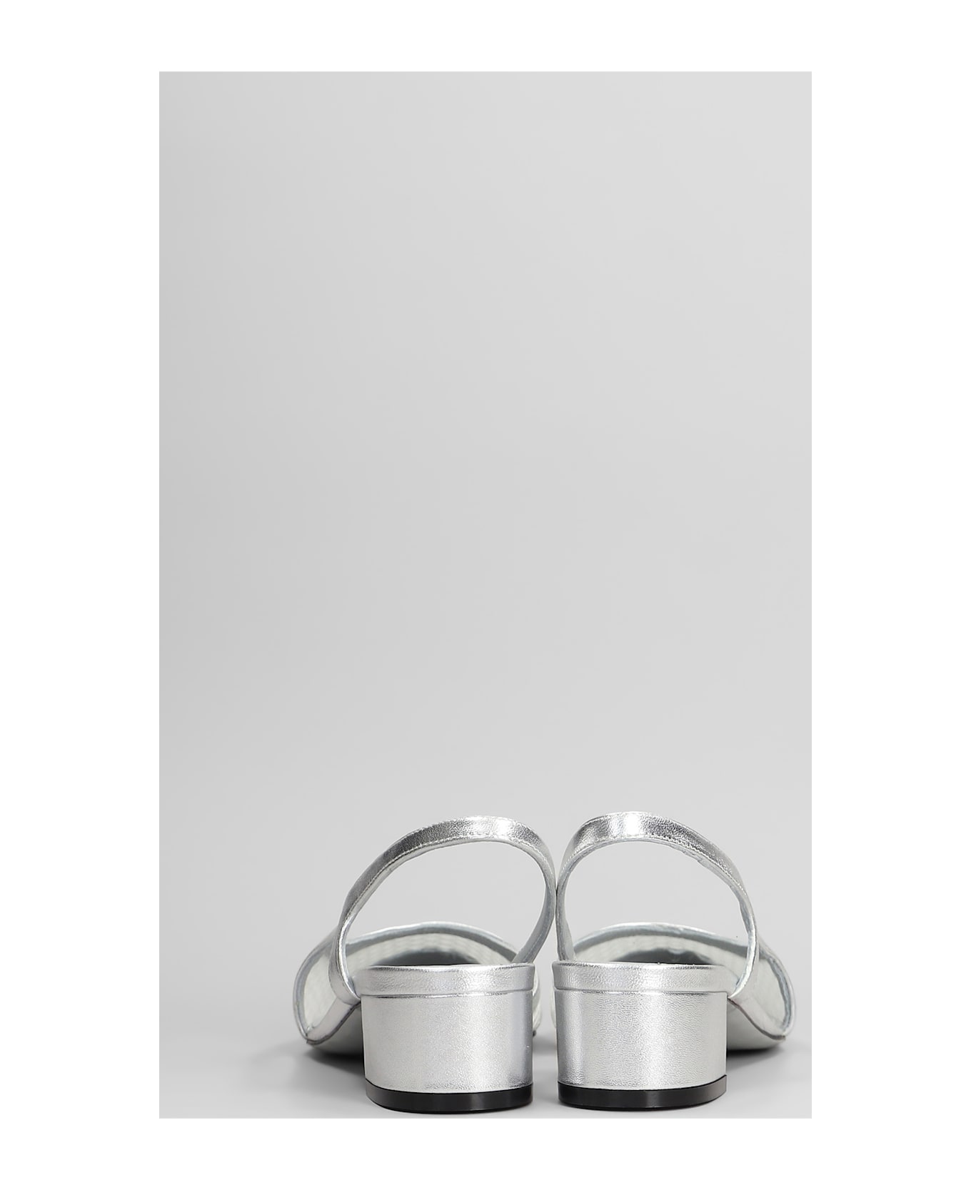 Roberto Festa Ninfa Pumps In Silver Leather - silver