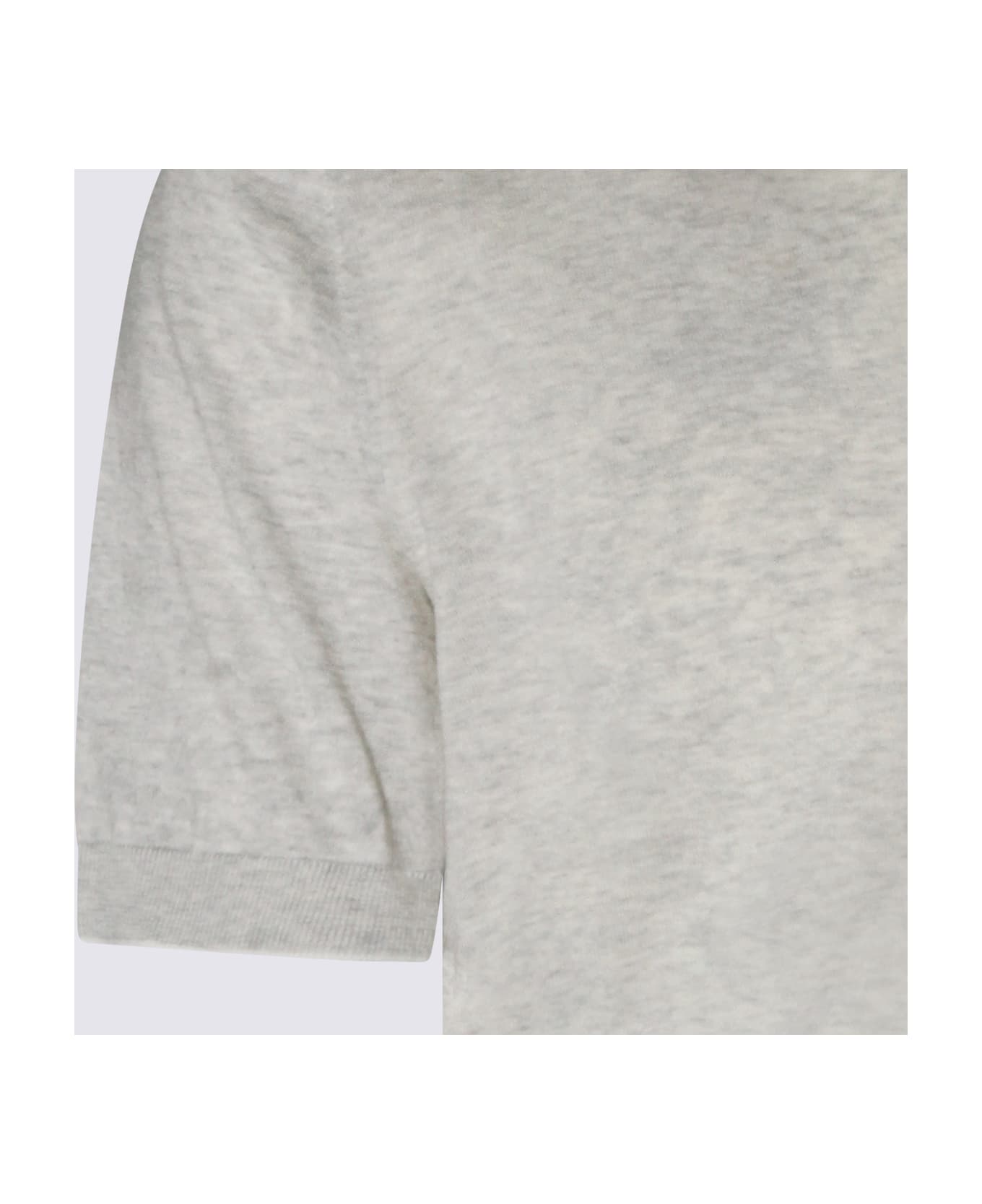 Brunello Cucinelli Grey Cotton Polo Shirt - Grey