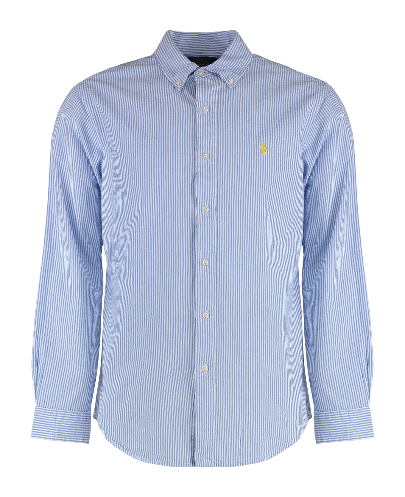 Ralph Lauren Button-down Collar Cotton Shirt - Light Blue