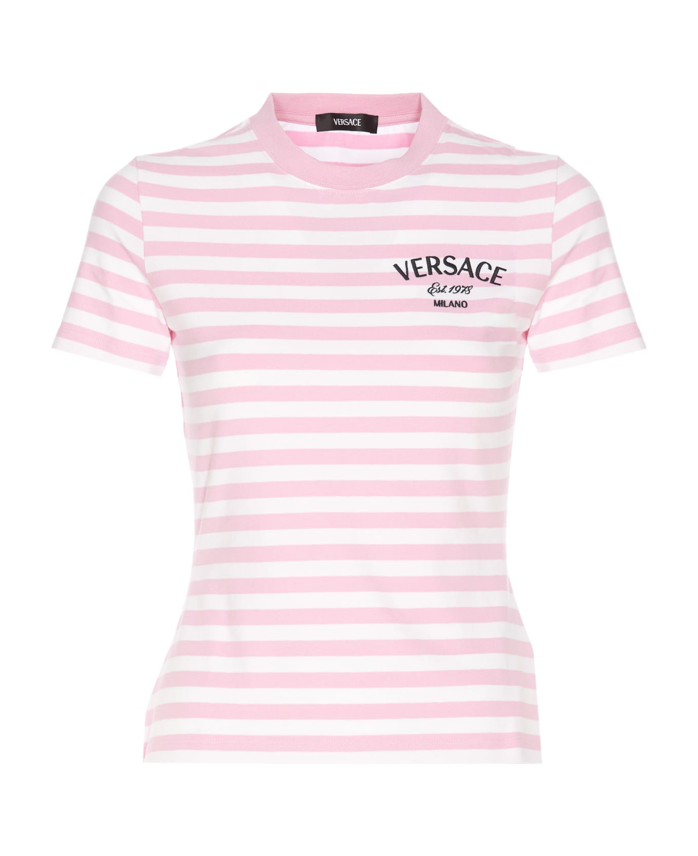 Versace Nautical Stripe T-shirt - Pink