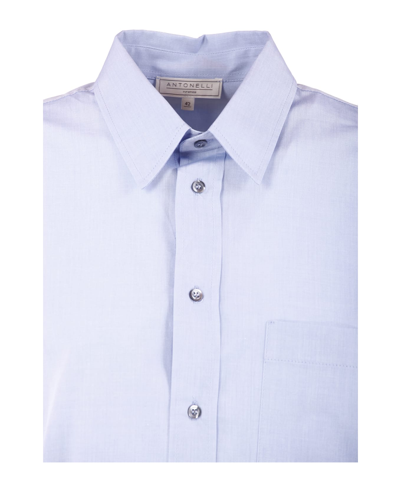 Antonelli Firenze Shirts Light Blue - Light Blue シャツ