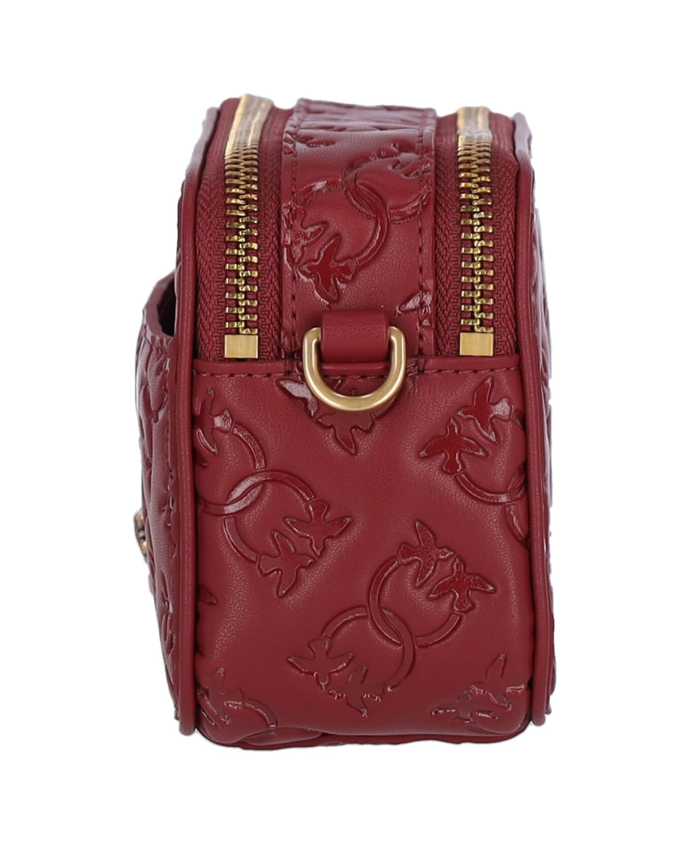 Pinko Logo Shoulder Bag - Red