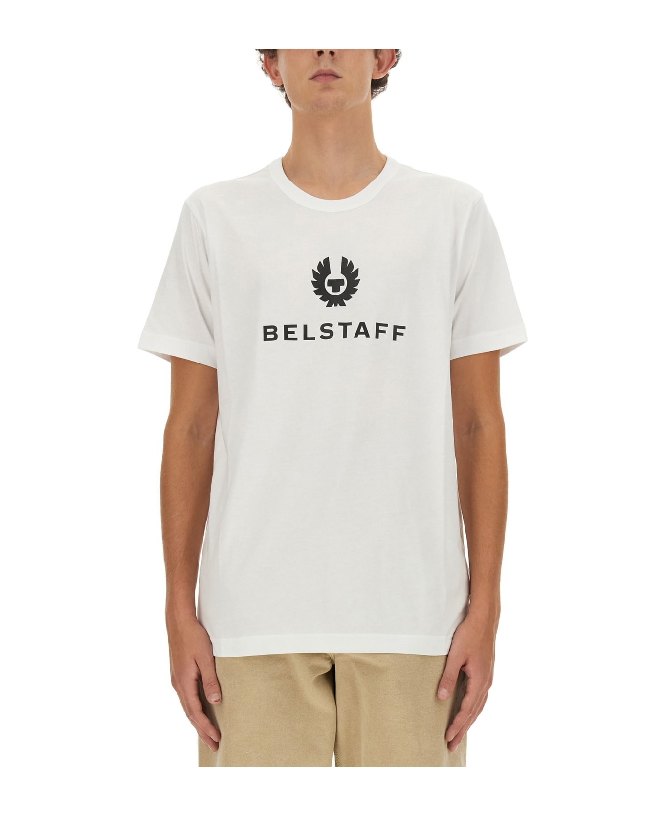 Belstaff T-shirt With Logo - BIANCO