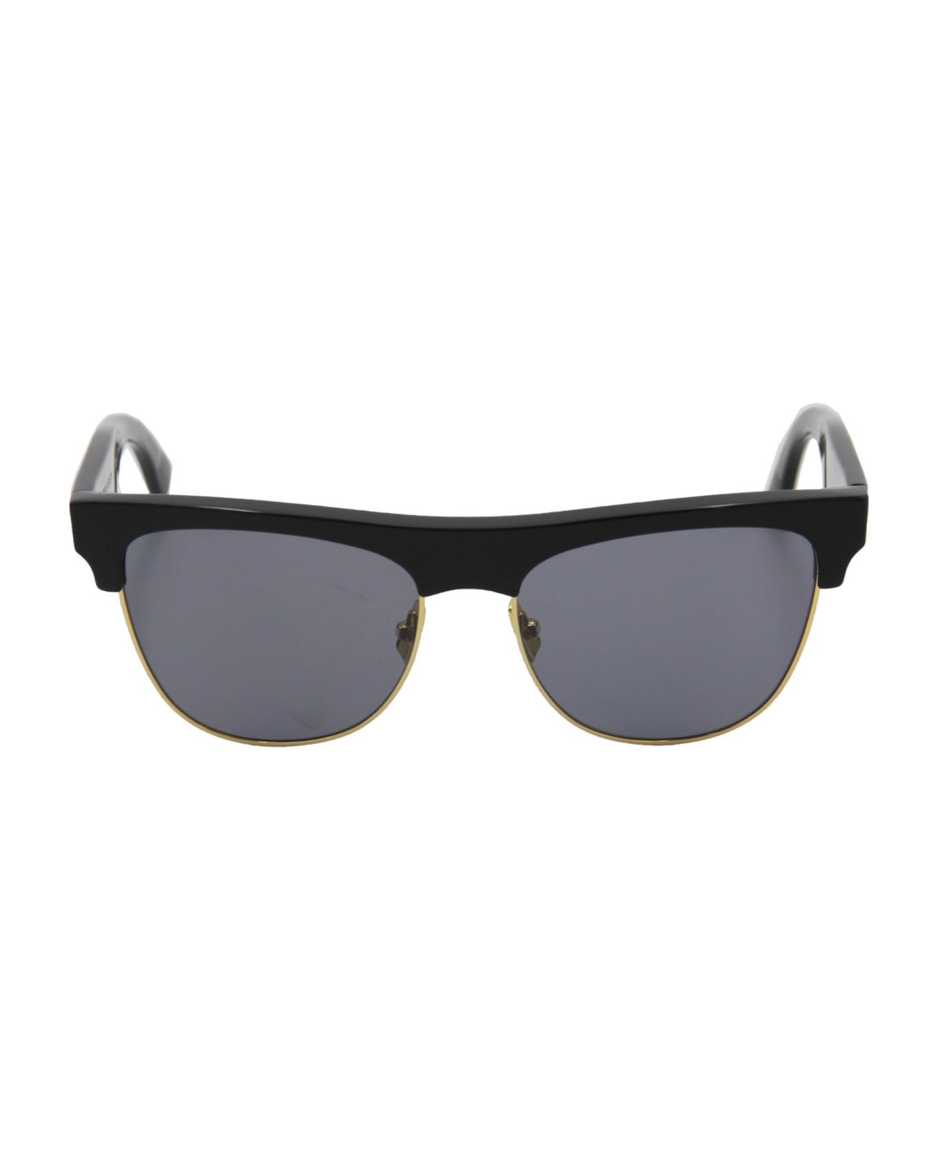 Bottega Veneta Eyewear Squared Sunglasses - black サングラス