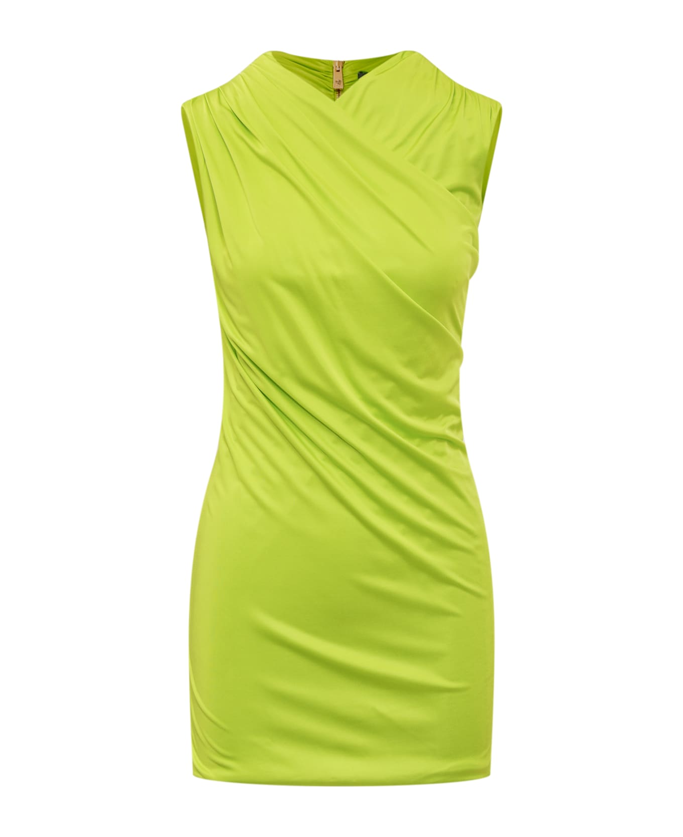 Versace Viscose Dress - green ワンピース＆ドレス