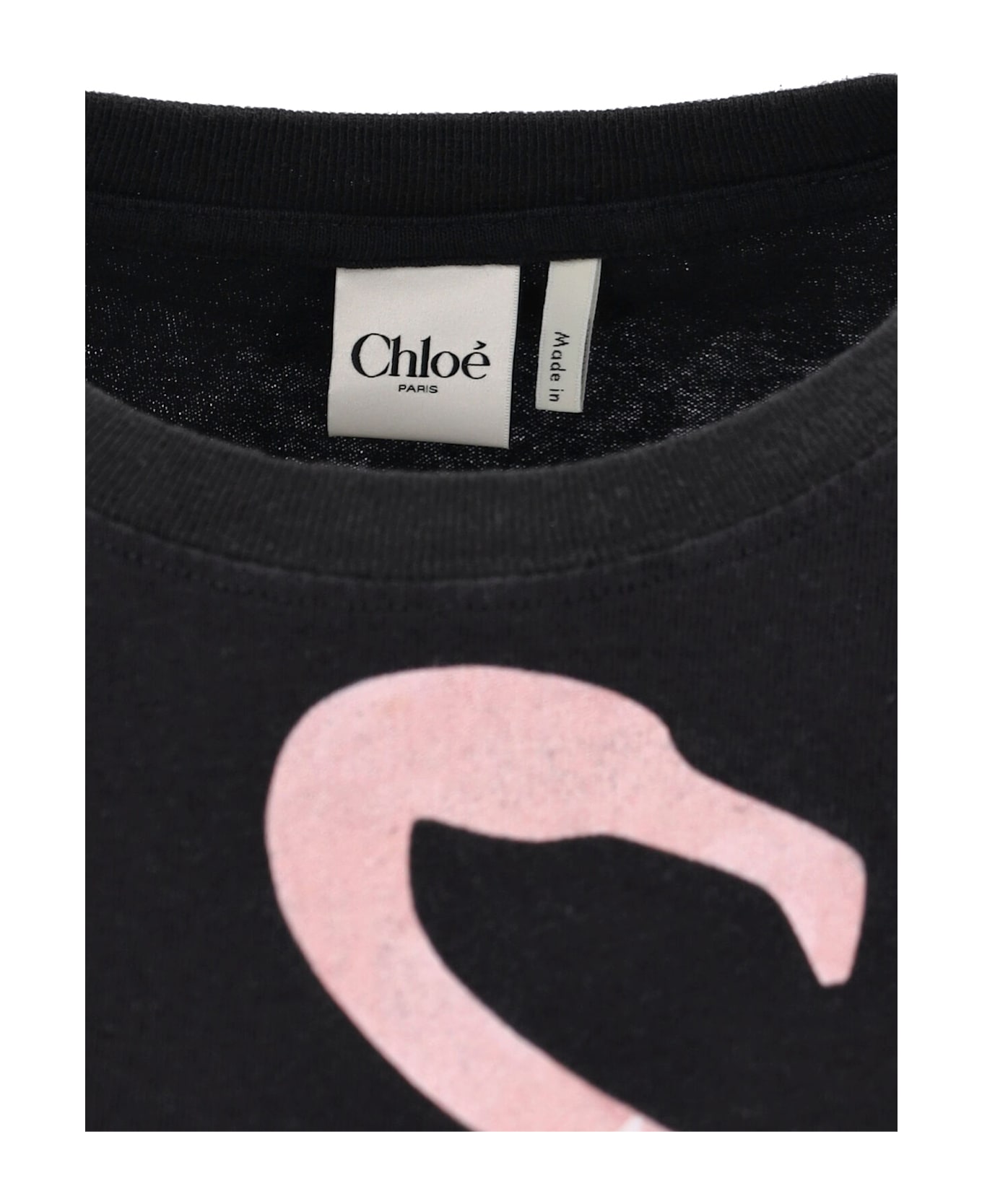Chloé Logo T-shirt - Black  