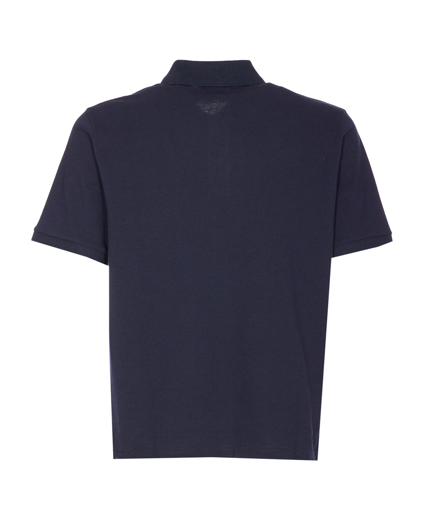 Saint Laurent Cassandre Polo Shirt In Pique' - MARINE