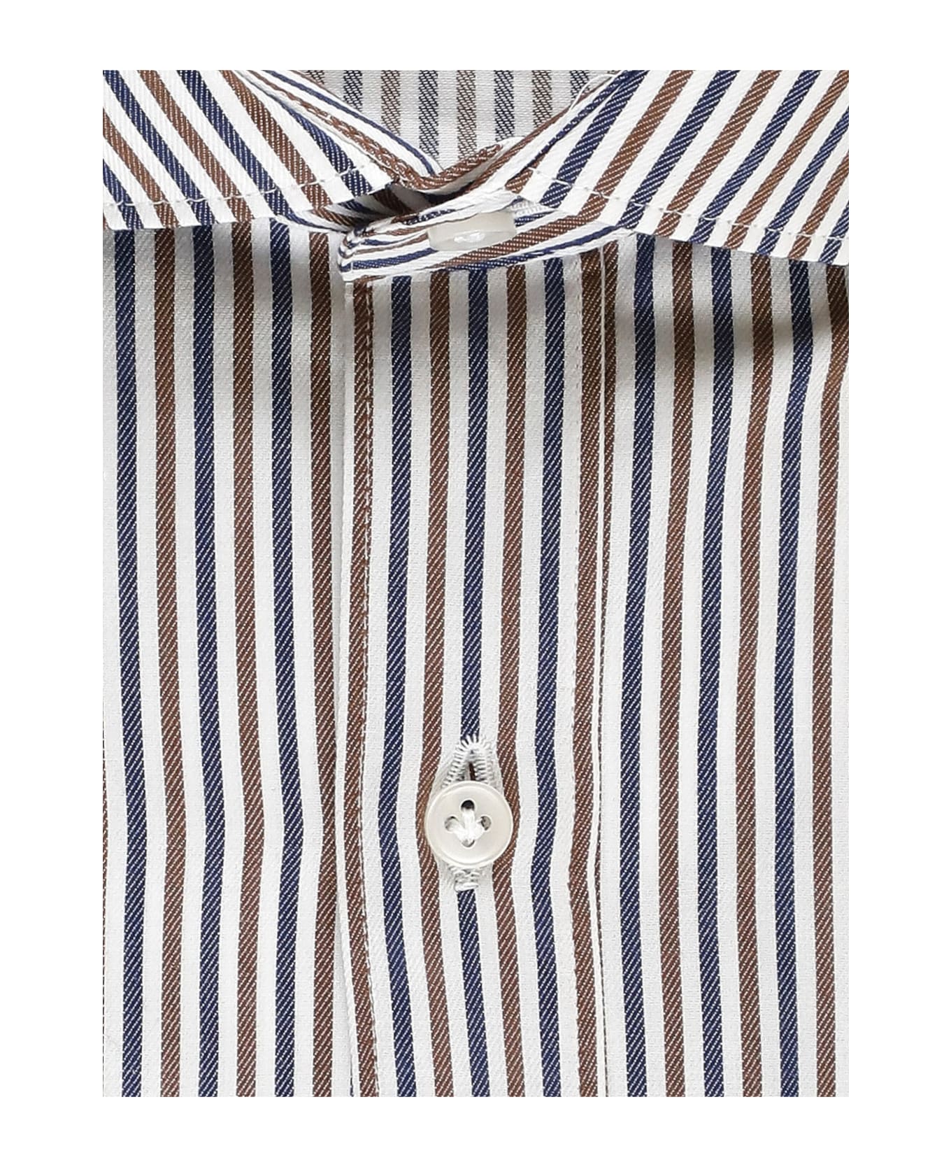 Fay Cotton Striped Shirt - MultiColour
