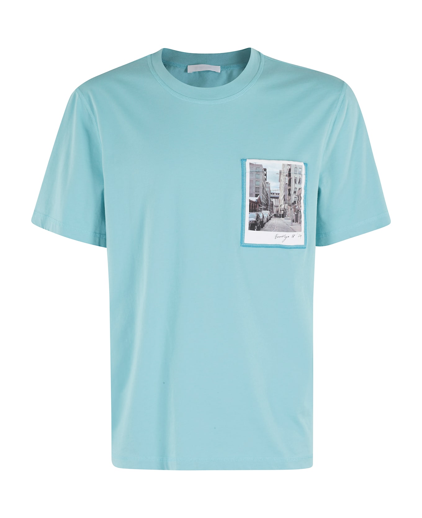 Helmut Lang Pstcard T - S Teal 