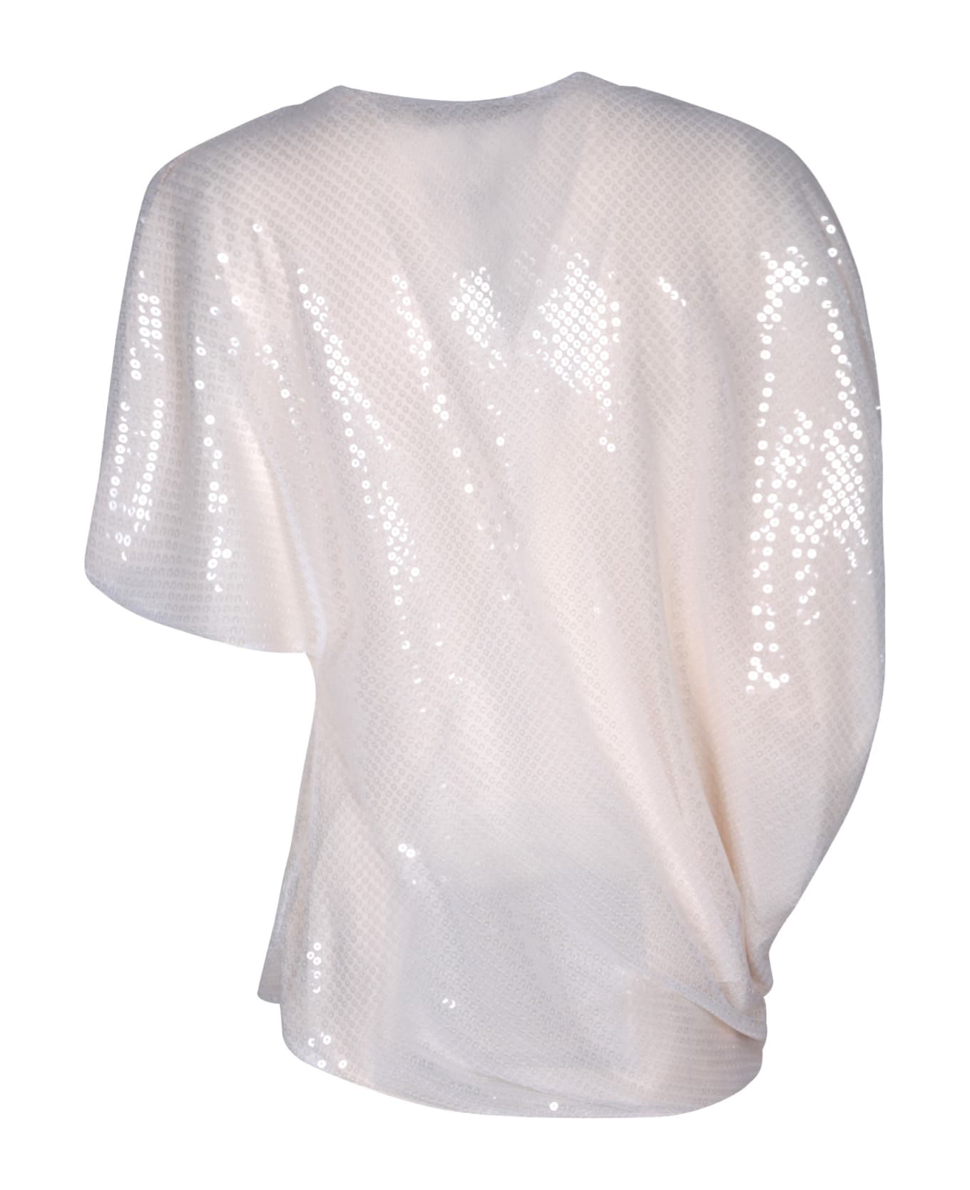 Rev Keziah Sequined Top In White - White