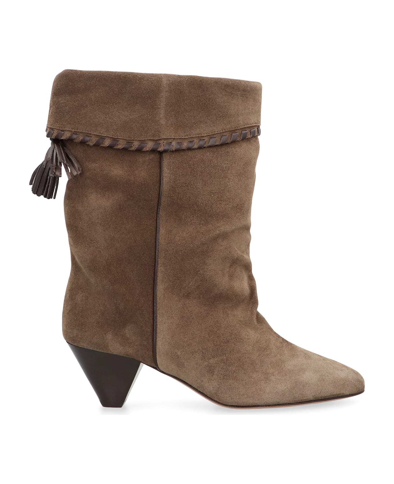 Isabel Marant Dalby Suede Ankle Boots - brown
