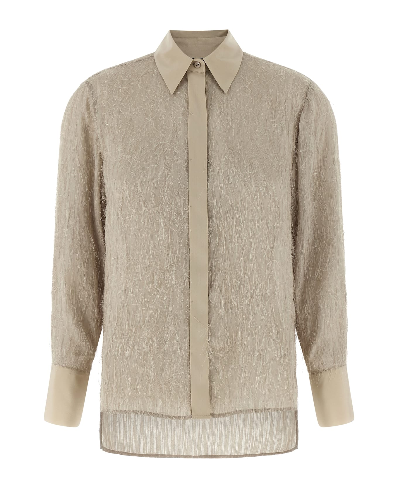 Peserico Fil Coupé Shirt - Beige