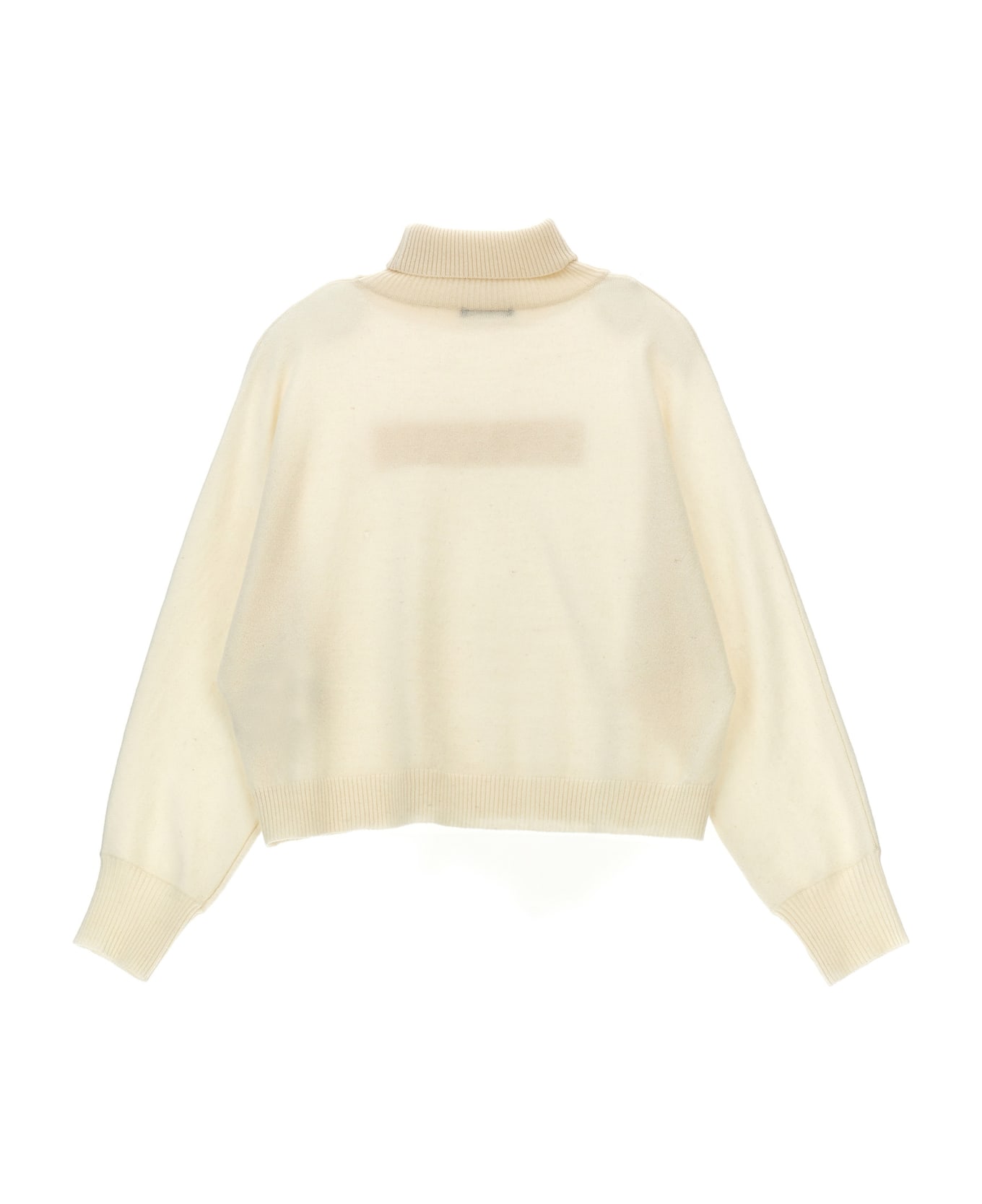 Balmain Glitter Logo Sweater - White