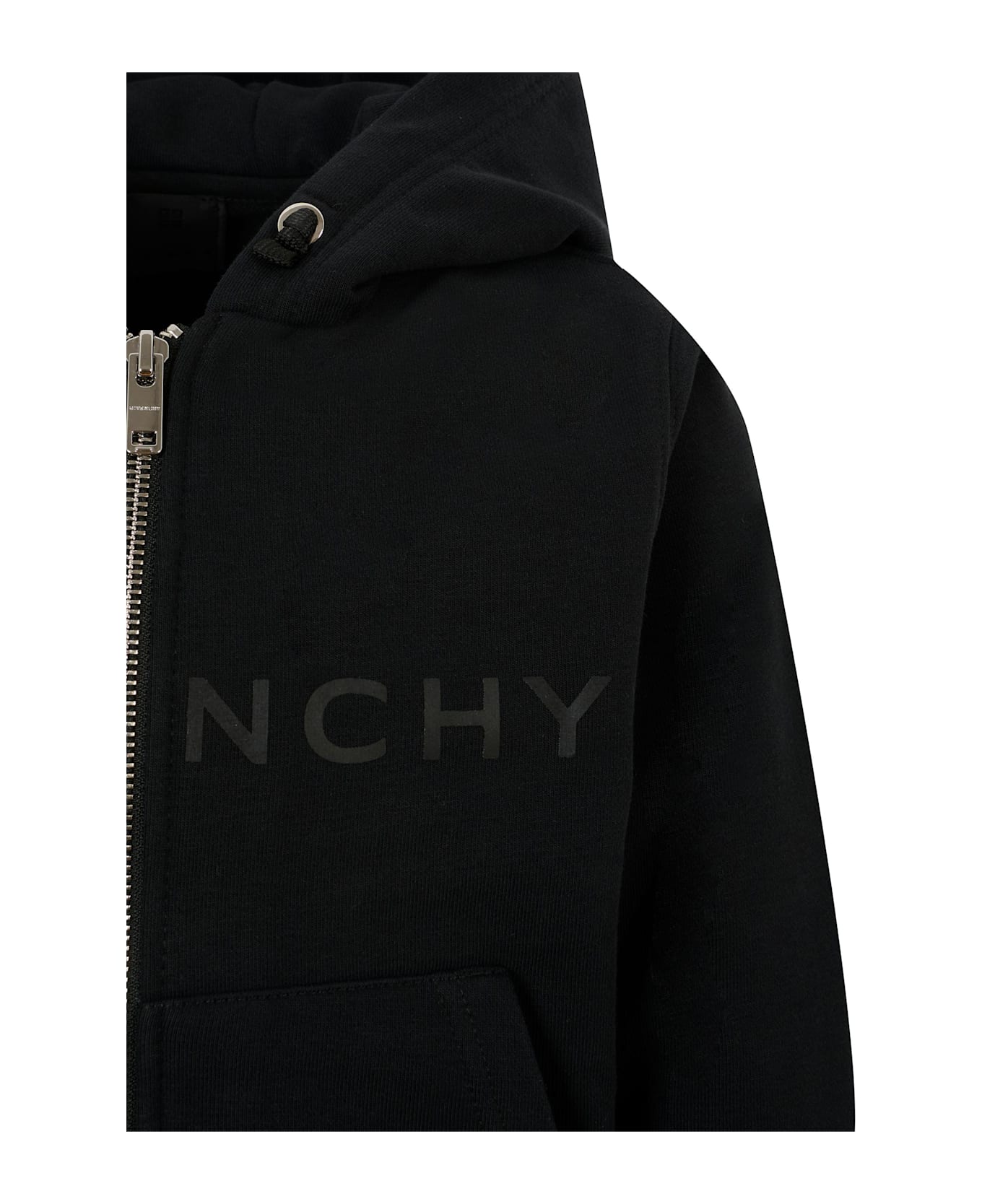 Givenchy Black Sweatshirt For Kids With Logo - Black