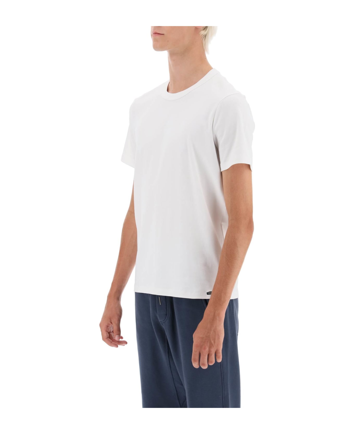 Tom Ford Cotton Crew-neck T-shirt - White シャツ