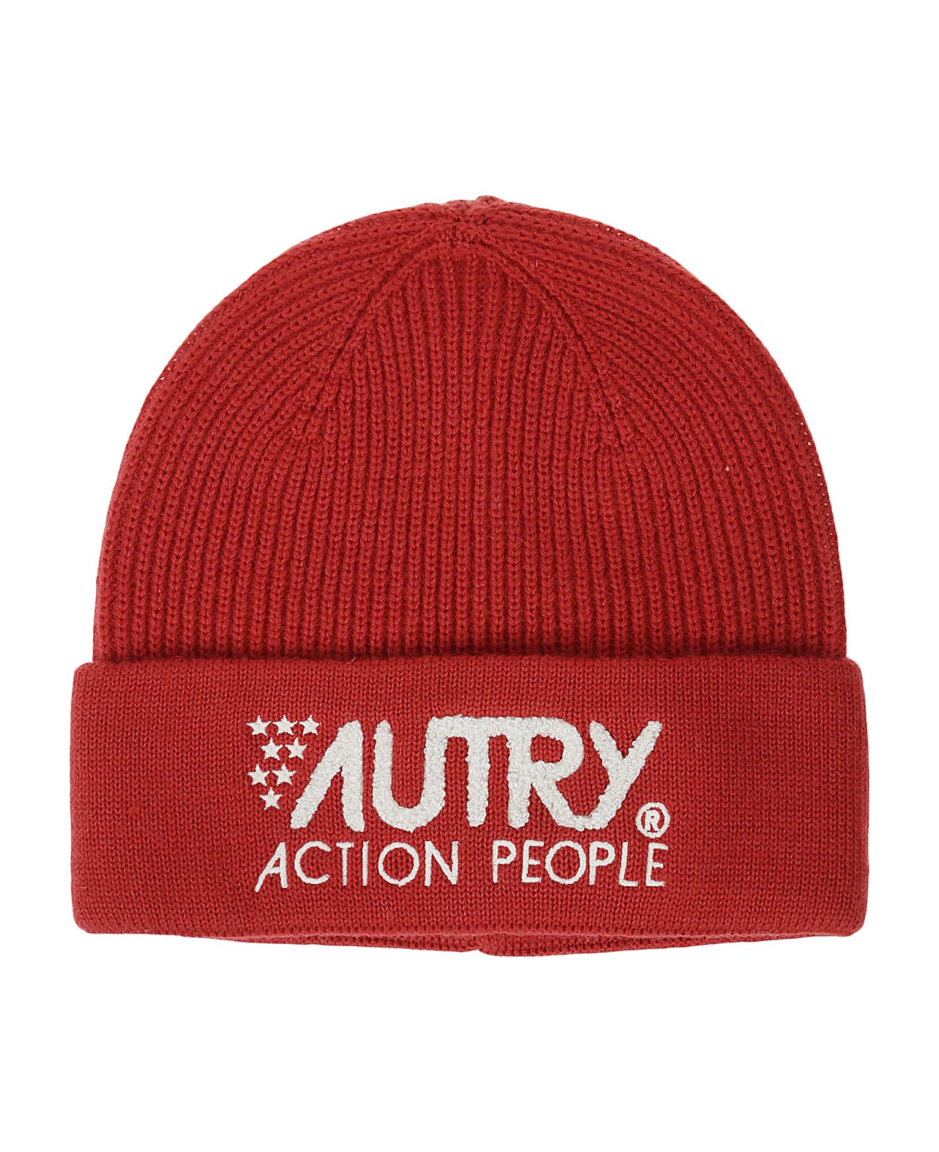 Autry Cap Sporty Unisex Beanie - Red