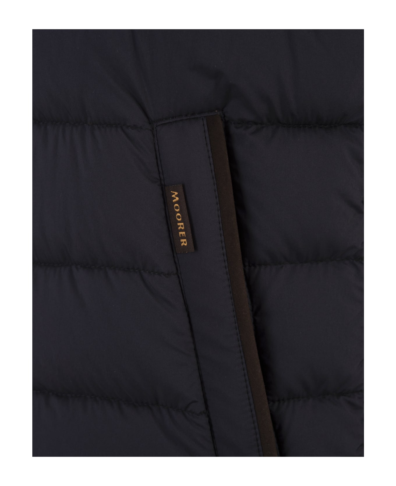 Moorer Febo-s3c Padded Vest In Dark Blue - Blue