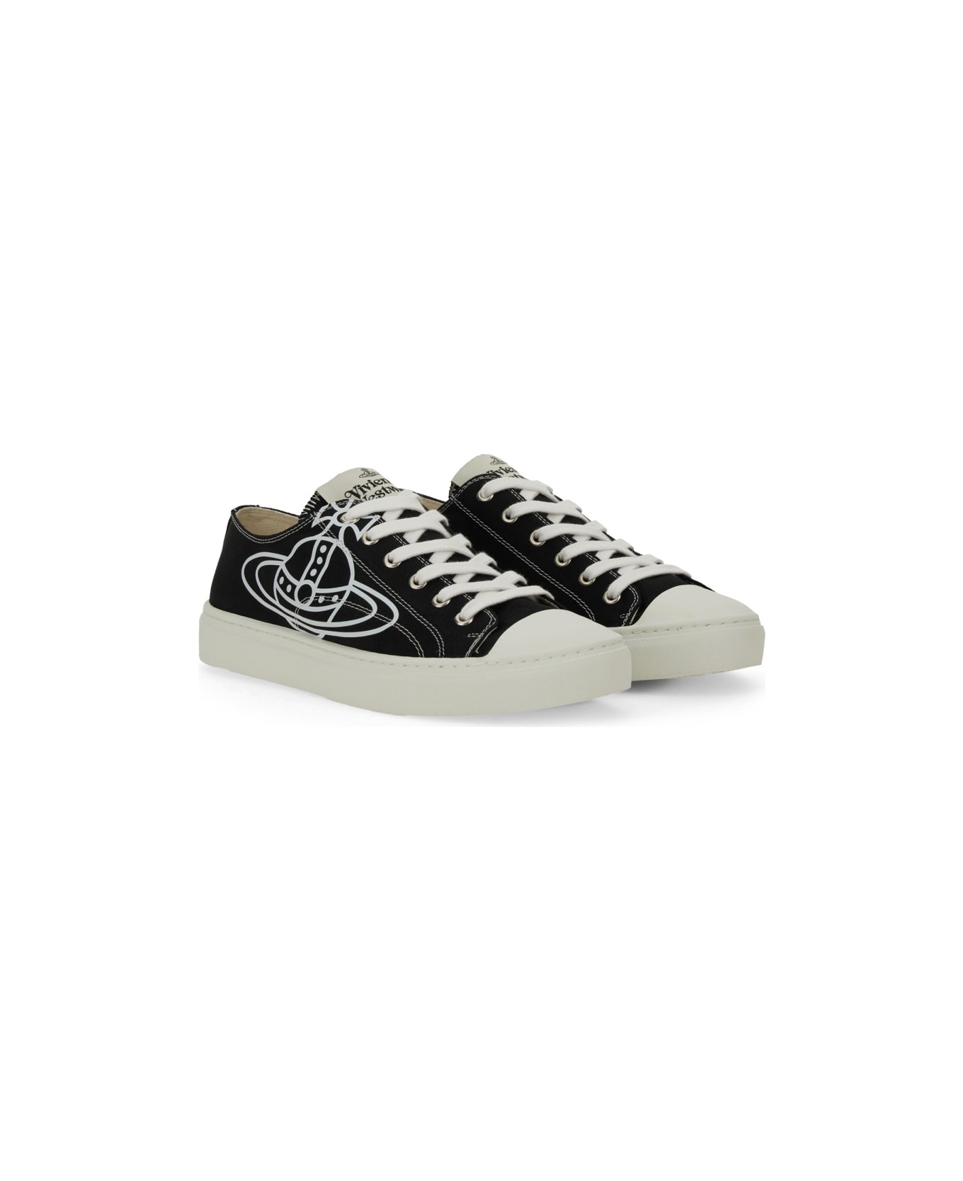 Vivienne Westwood Low Top "plimsoll" Sneaker - BLACK