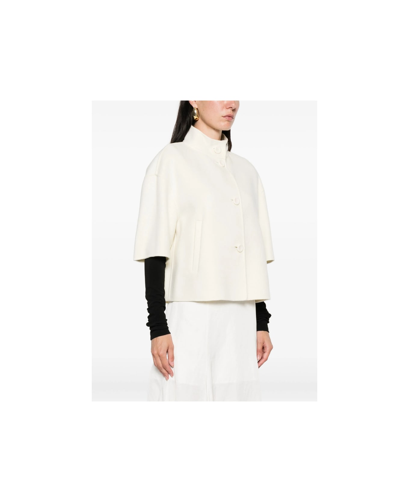 Max Mara Studio Outerwear - WHITE