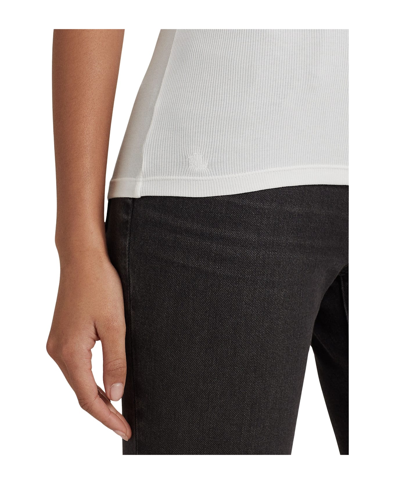 Ralph Lauren Kelly Sleeveless Knit - White