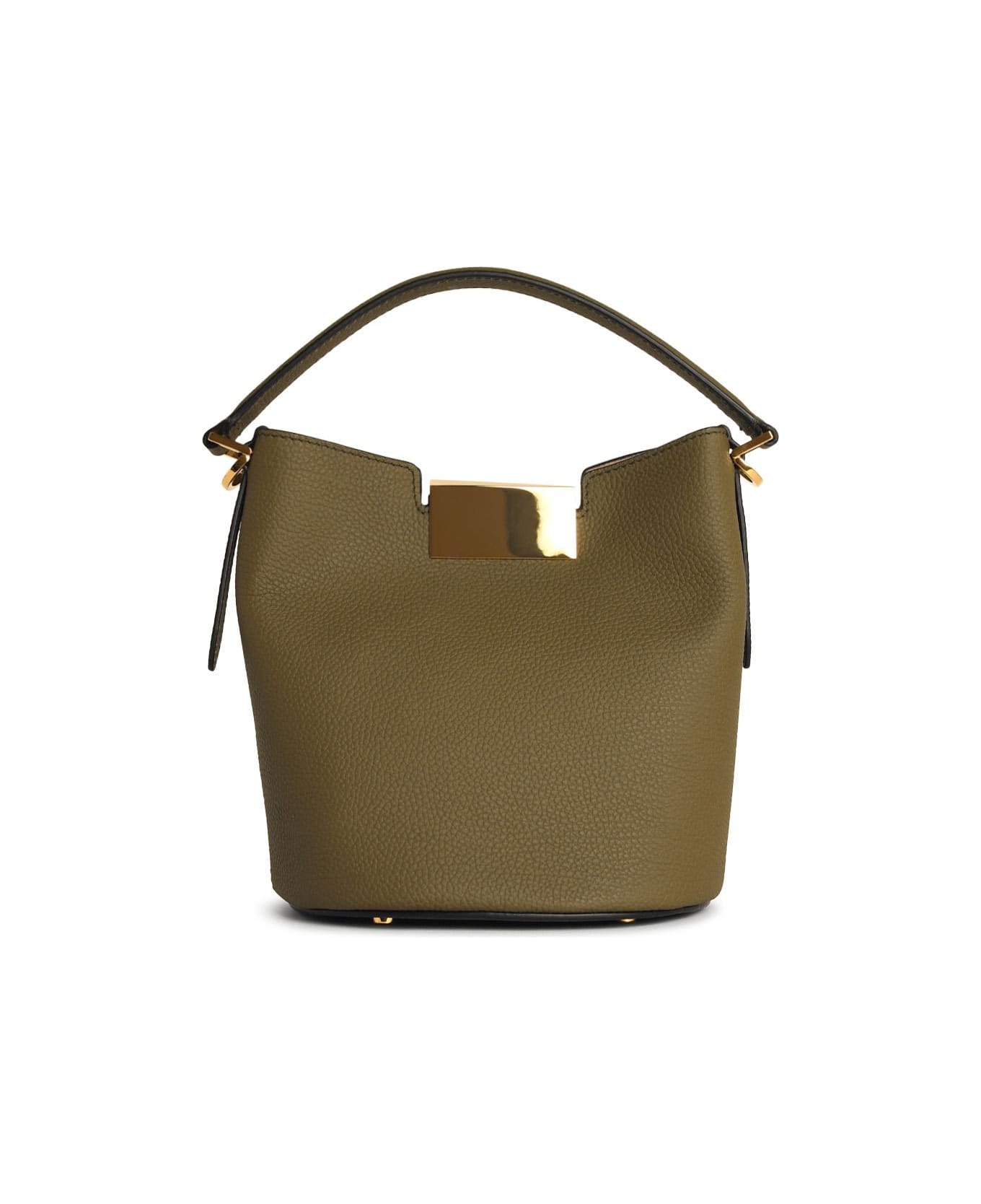Marni 
trunkaroo
 Green Leather Bag - DEEP SAGE