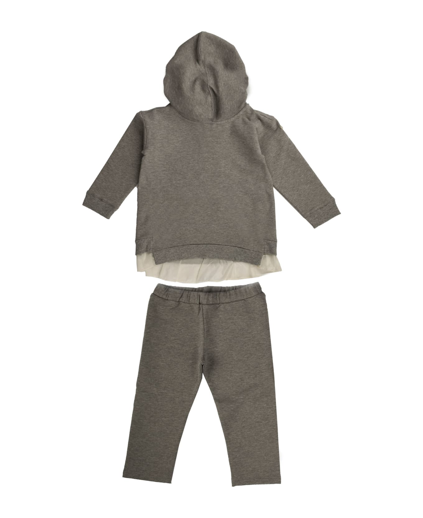 Moncler Sweatshirt + Gray Trousers - GREY