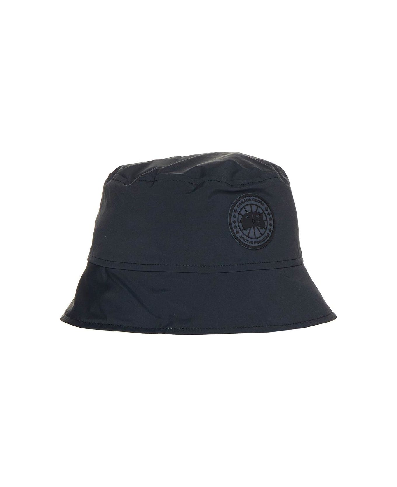 Canada Goose Logo Patch Bucket Hat - BLACK/NEUTRALS