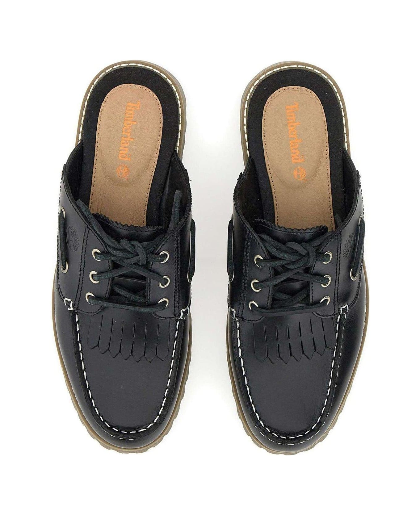 Timberland Noreen Lace-up Slippers - Black フラットシューズ