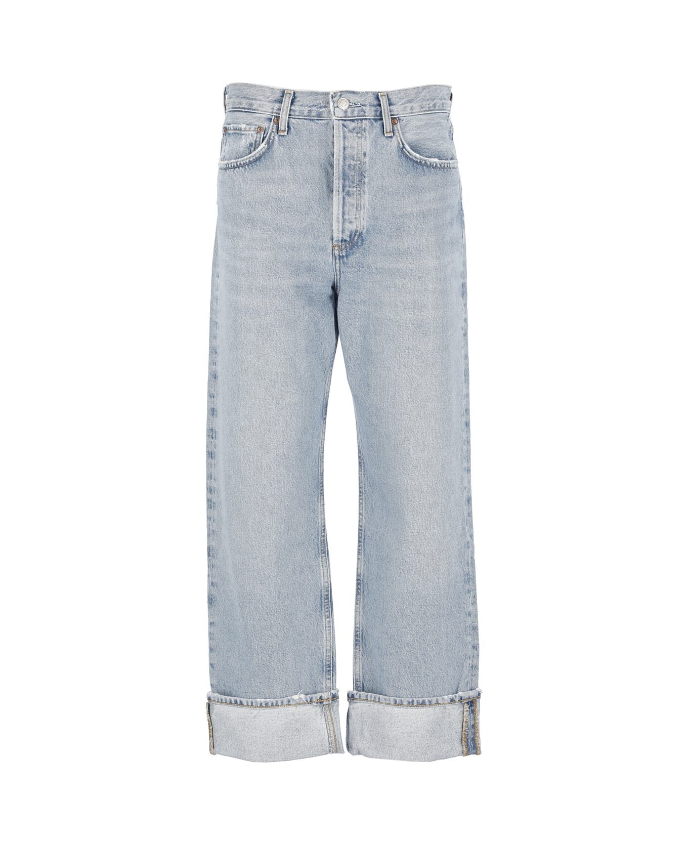 AGOLDE Fran Low Jeans - BLUE