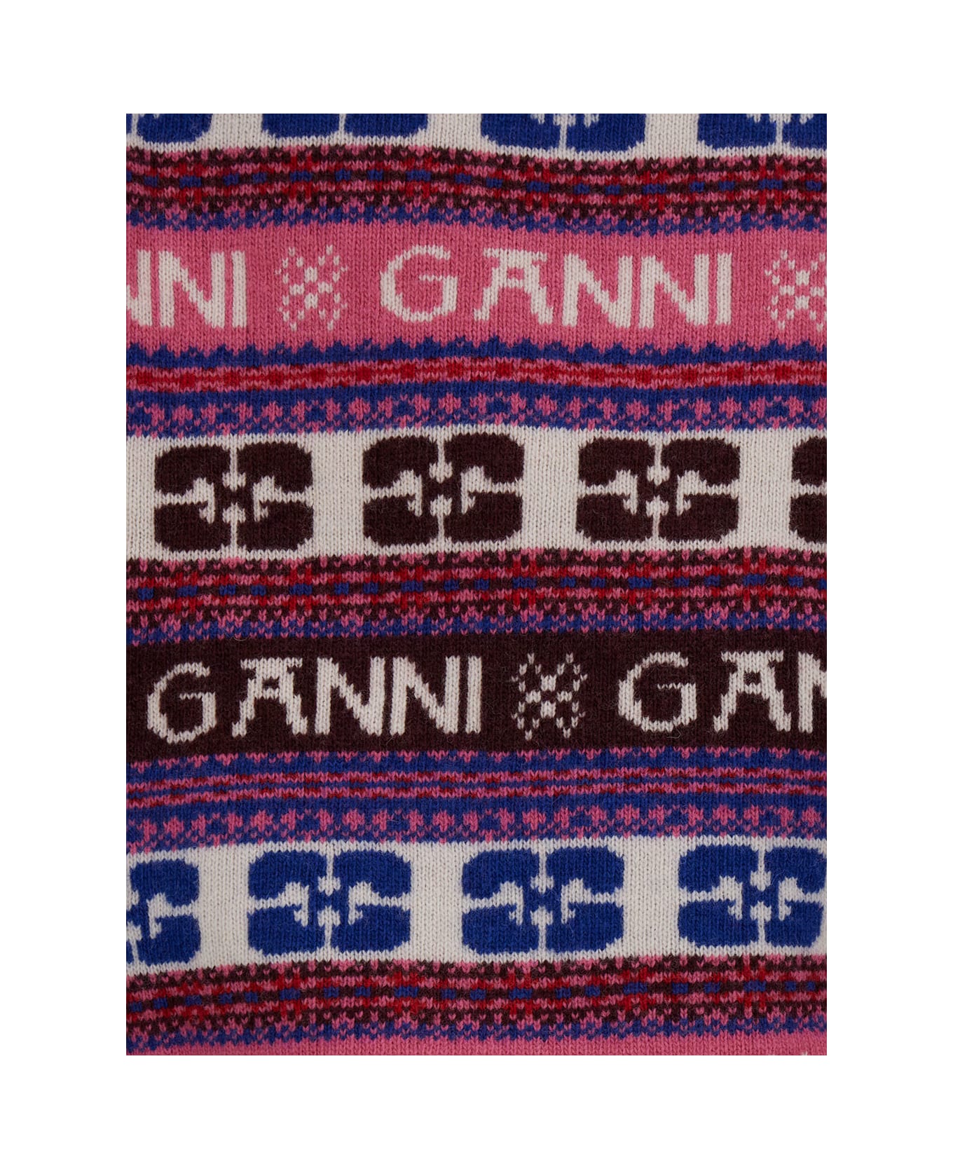 Ganni Multicolor Wool Knitwear - Multicolor ニットウェア