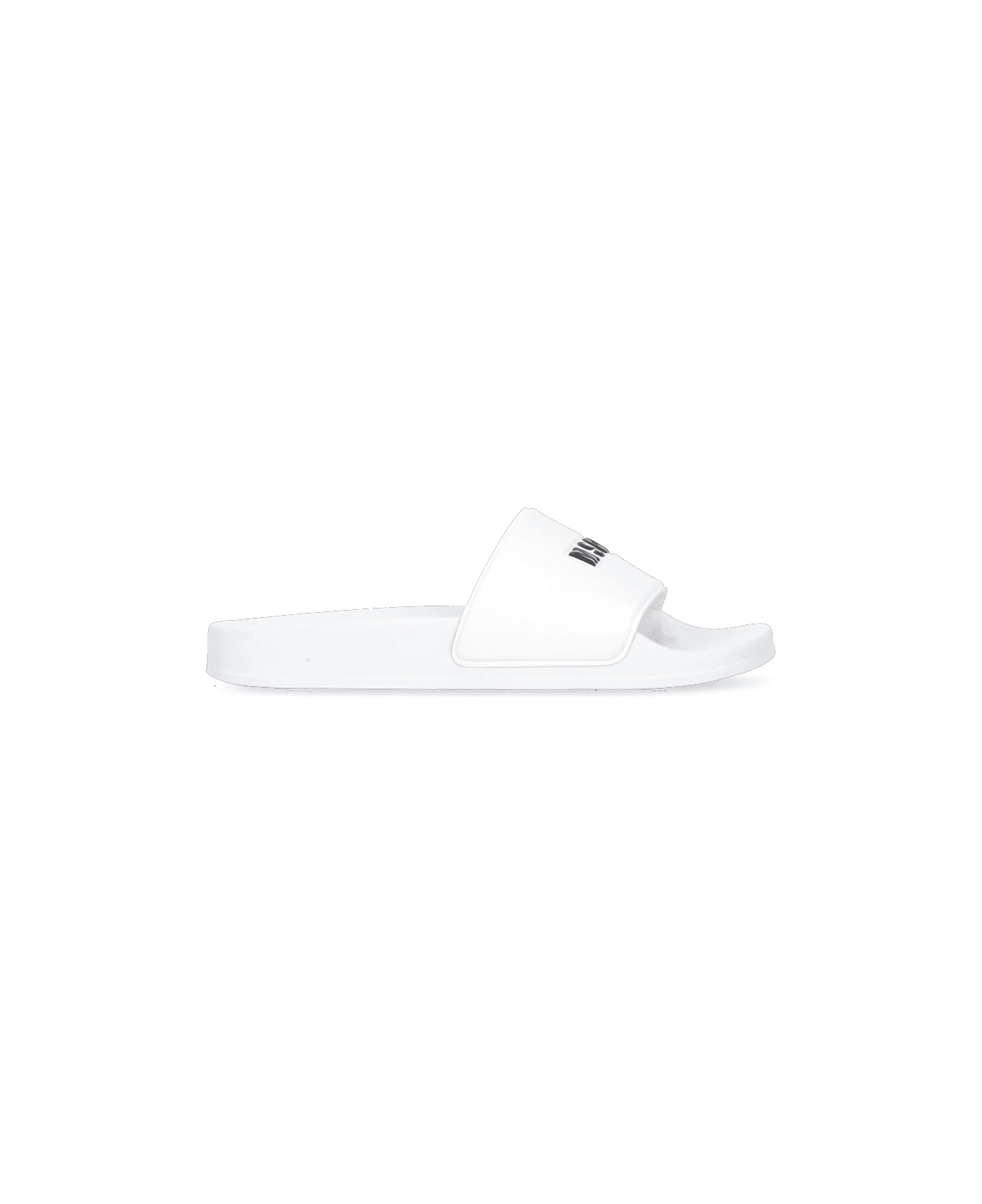 MSGM Pool Slippers - White フラットシューズ