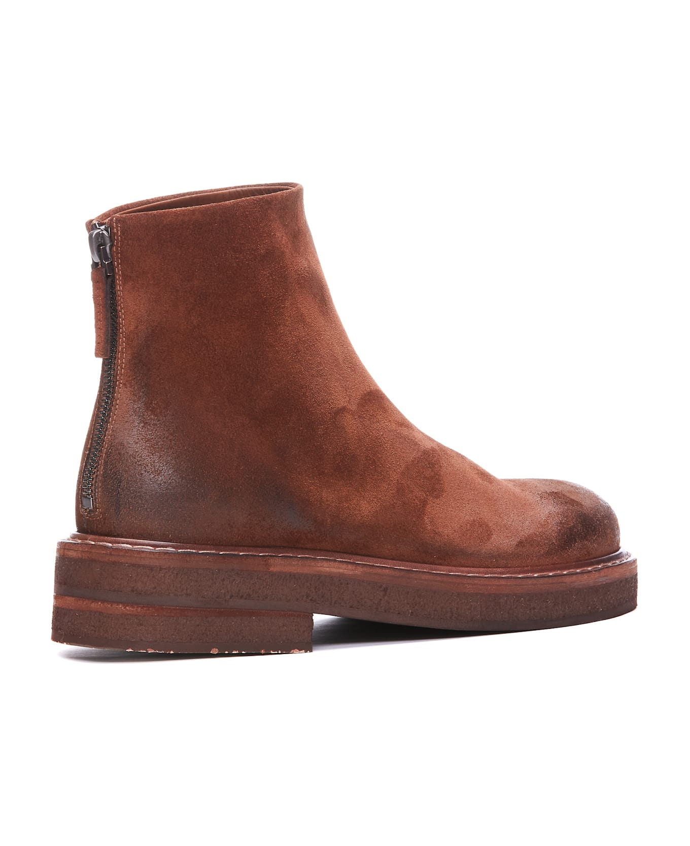 Marsell Parrucca Booties - Brown